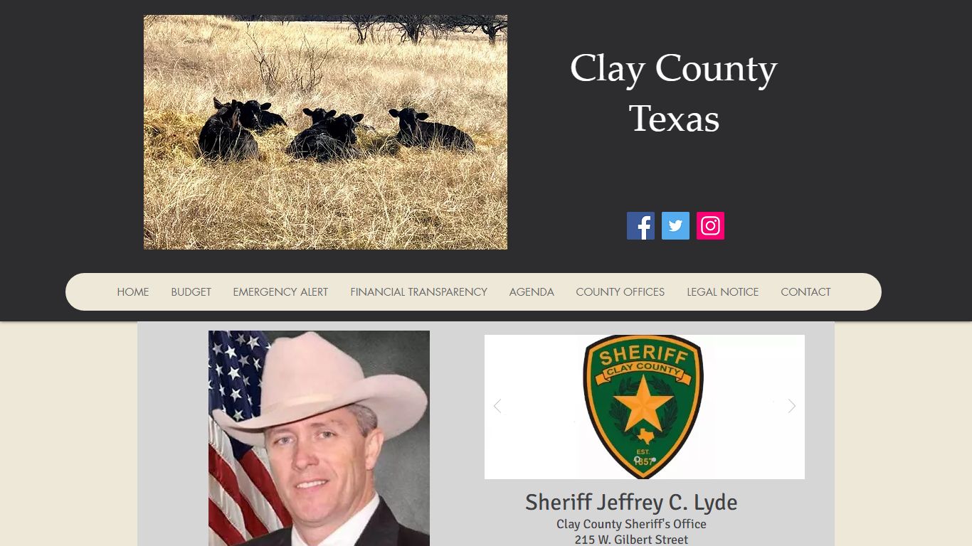 Sheriff - Clay County Texas